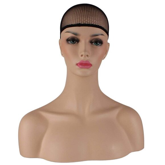 ? Akstore Wavy Curly Hair Women Black 28 inch Fashion Cosplay Wig Cap